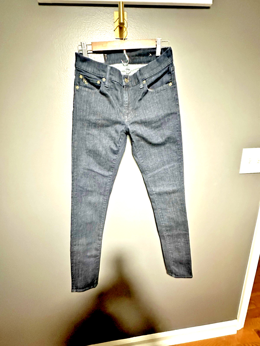 Polo Ralph Lauren Tompkins Skinny Jeans Dark Wash Women’s Size 28 Denim Stretch